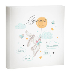 Album kieszeniowy na 200 zdjęć 10x15 Clean White, personalizacja Imię Dziecka