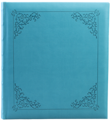 Album tradycyjny 100 czarnych stron Fines turkusowa ekoskóra