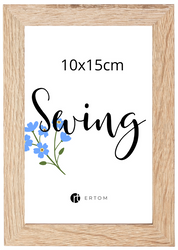 Ramka na zdjęcie 10x15 naturalna skandynawska MDF