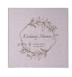 Album kieszeniowy na 500 zdjęć 10x15 Mustang Grey, personalizacja Dzień Mamy