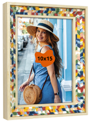 Ramka na zdjęcie 10x15 Boho wielokolorowa Modern