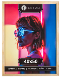 Ramka na zdjęcie 40x50 drewniana ALPINA naturalna