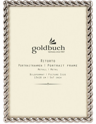 Ramka na zdjęcie 13x18 metalowa Exclusive srebrna