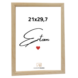 Ramka na zdjęcie A4 wąska 21x29,7 naturalna