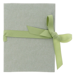 Album harmonijka na 12 zdjęć 15x21 Linen szaro-zielony