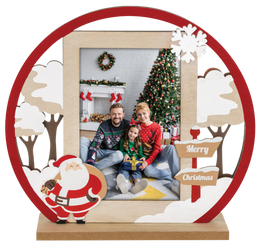 Ramka świąteczna na zdjęcie 10x15 Święty Mikołaj