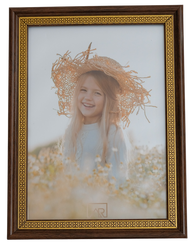 Ramka na zdjęcie 15x21 Camila Brown ze wzorkiem