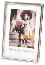 Ramka na zdjęcie 13x18 Fancy srebrna nowoczesna