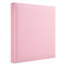 Album tradycyjny na 100 białych stron materiałowy różowy