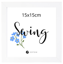 Ramka na zdjęcie 15x15 biała nowoczesna Multi-Swing MDF