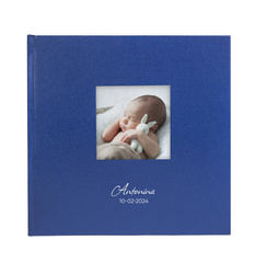 Album Belize Blue na 200 zdjęć 10x15 z okienkiem na okładce, personalizacja Imię Dziecka