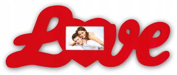 Duży napis LOVE ramka zdjęcie Walentynki prezent