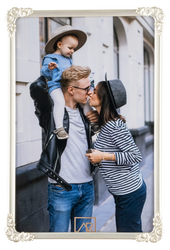 Ramka na zdjęcie 15x20 srebrna elegancka metalowa