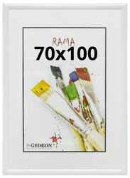 Ramka na zdjęcie, plakat 70x100 biała z tworzywa