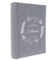 Album kieszeniowy 10x15 200 zdjęć Linen Grey, personalizacja Komunia Św.