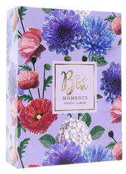 Album kieszeniowy na 100 zdjęć 10x15 Flower fiolet