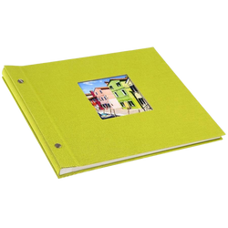 Album tradycyjny skręcany zielony 40 białych stron Bella Vista