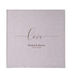 Album kieszeniowy na 500 zdjęć 10x15 Mustang Grey, personalizacja Ślub