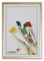 Ramka na zdjęcie A5, 15x21 cm złota matowa z plexi