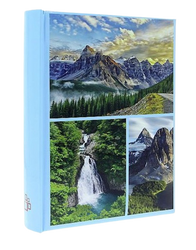 Album kieszeniowy 10x15 300 zdjęć World błękitny