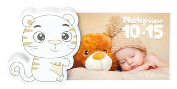 Ramka na zdjęcie 10x15 dziecięca z tygryskiem
