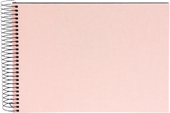 Album na spirali Bella Vista 40 czarnych stron pudrowy róż