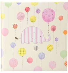 Album tradycyjny 60 białych stron dziecięcy ze słonikiem