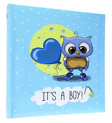 Album kieszeniowy 500 zdjęć 10x15 dla chłopca niebieski