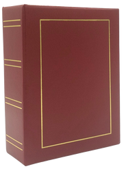 Album kieszeniowy Classic bordowy 100 zdjęć 10x15 czarne karty