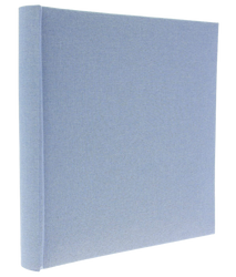Album klasyczny Linen Sky turkus 40 czarnych stron
