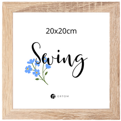 Ramka na zdjęcie 20x20 naturalna skandynawska Multi-Swing MDF