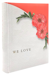 Album kieszeniowy na 200 zdjęć 10x15 Love kwiatowy