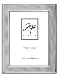 Ramka metalowa na zdjęcie 10x15 nowoczesna srebrna