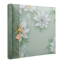 Album kieszeniowy na 200 zdjęć 10x15 Flora Green kwiatowy
