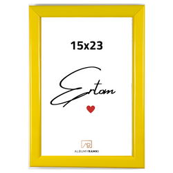 Ramka na zdjęcie 15x23 Aura żółta
