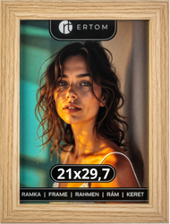 Ramka na zdjęcie A4 21x29,7 naturalna klasyczna Vienna