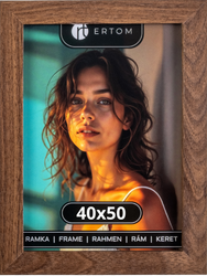 Ramka na zdjęcie 40x50 brązowa Vienna nowoczesna