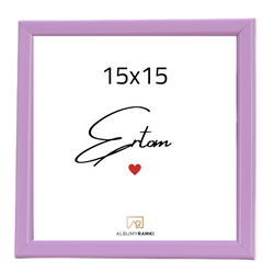 Ramka na zdjęcie, kwadratowa 15x15 Light Violet