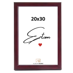 Ramka na zdjęcie 20x30 mahoń Claret AURA