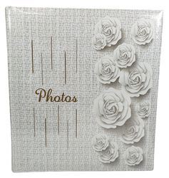 Album tradycyjny 100 czarnych stron Photos kwiatowy