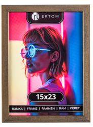 Ramka na zdjęcie 15x23 drewniana ALPINA stare złoto