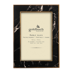 Ramka metalowa zdjęcie 13x18 czarna efekt marmuru