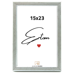 Ramka Srebrna na zdjęcie 15x23 Stare srebro