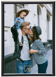 Ramka na zdjęcie 15x21 czarna ze szkłem