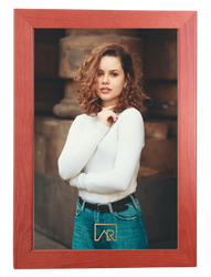 Ramka na zdjęcie 18x24 Rasmus Red drewniana