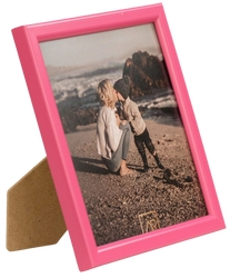 Ramka na zdjęcie, kwadratowa 20x20 różowa, Loft