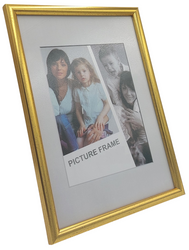 Ramka na zdjęcie 15x21 złota błyszcząca klasyczna