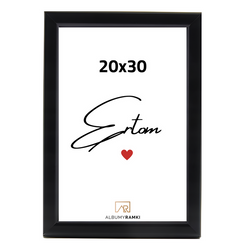 Ramka na zdjęcie 20x30 czarna loft style