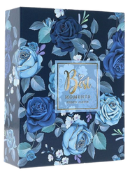 Album kieszeniowy na 100 zdjęć 10x15 granatowe kwiaty