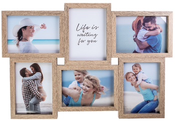 Galeria na 6 zdjęć formatu 13x18 Natural Vintage rodzinna MDF